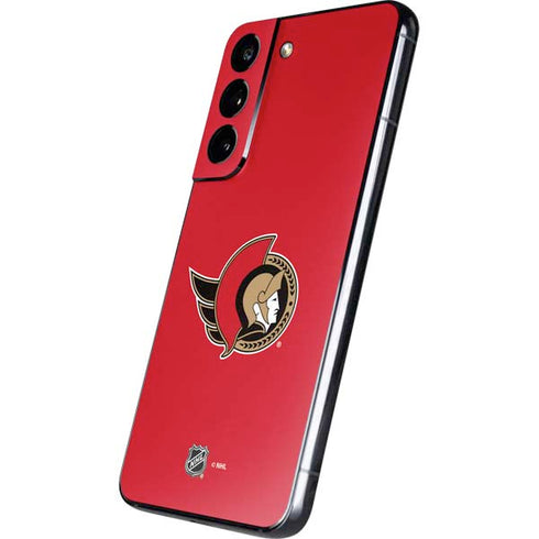 NHL Ottawa Senators Solid Background Galaxy S22 Skin